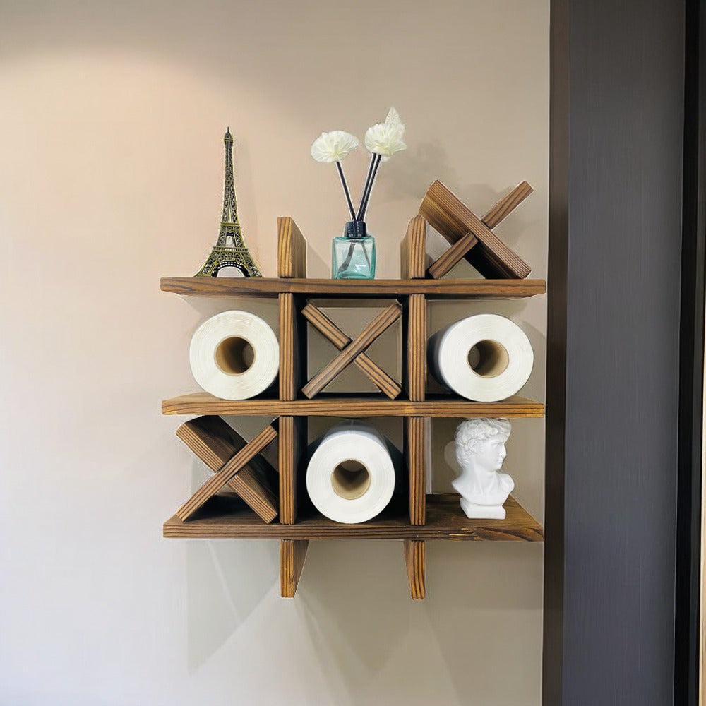 Rustic Wooden Wall Shelf