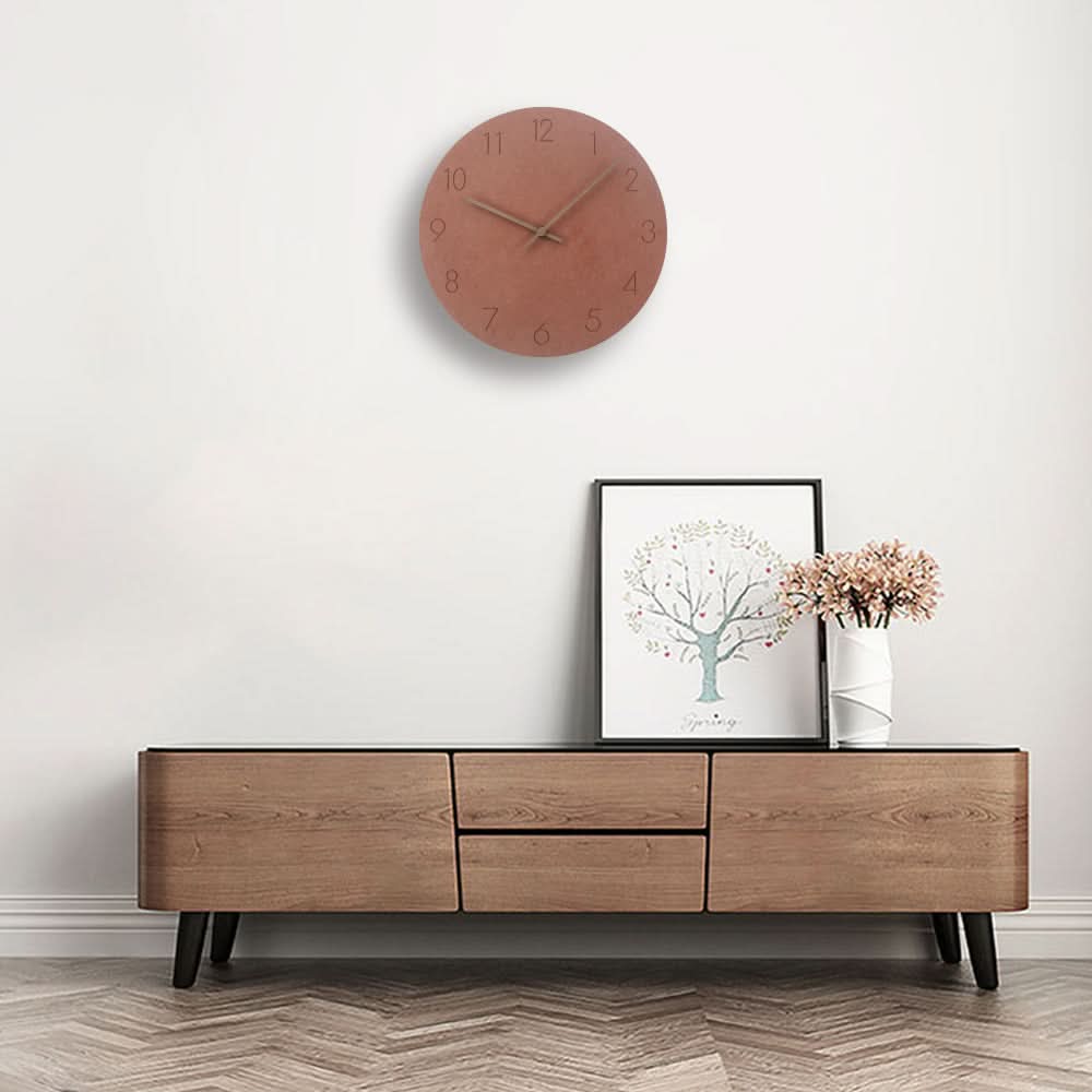 Scandinavian Design Wall Clock with Silent Movement