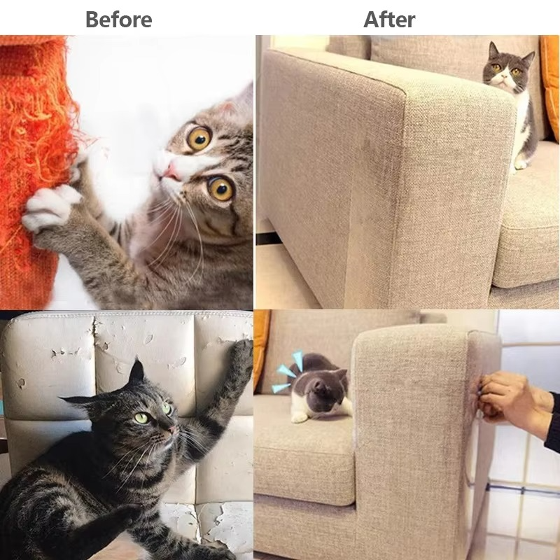 Self-Adhesive Furniture Scratch Protector Against Cat Claws