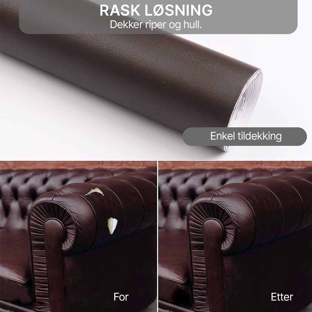 Self-Adhesive PU Leather Patch