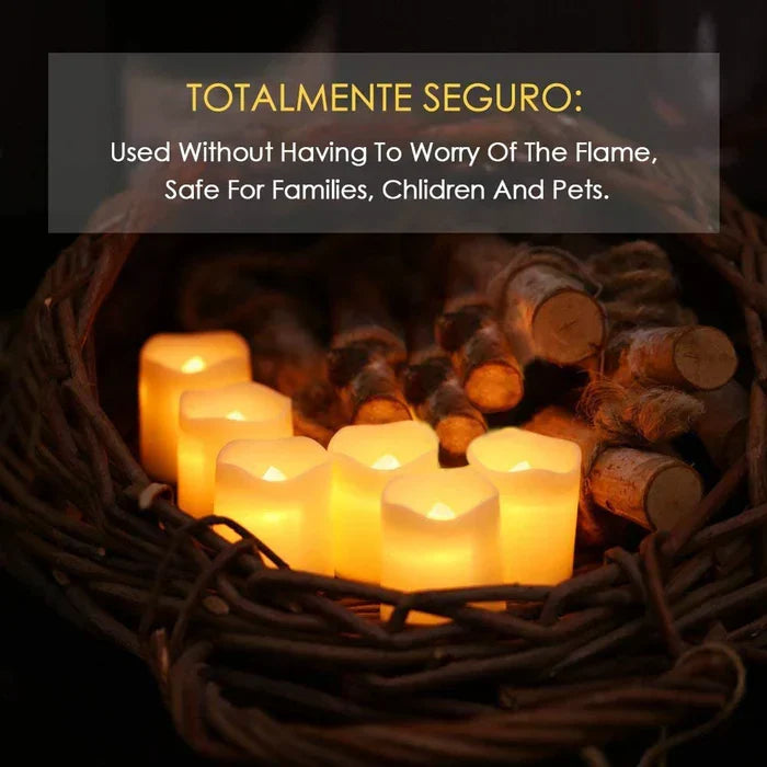 Set of 24 Flameless LED Candles