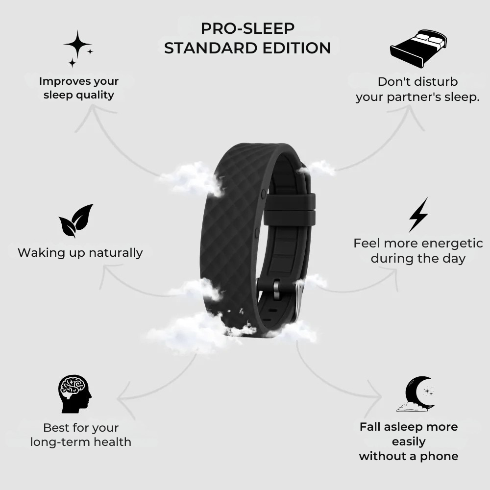 Silent Alarm Clock with Adjustable Intensity - Soundless Wake-Up