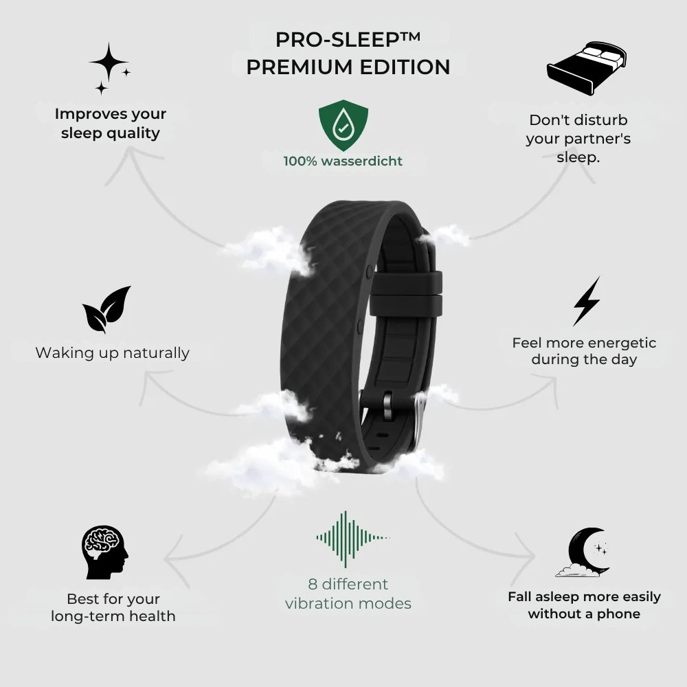 Silent Alarm Clock with Adjustable Intensity - Soundless Wake-Up