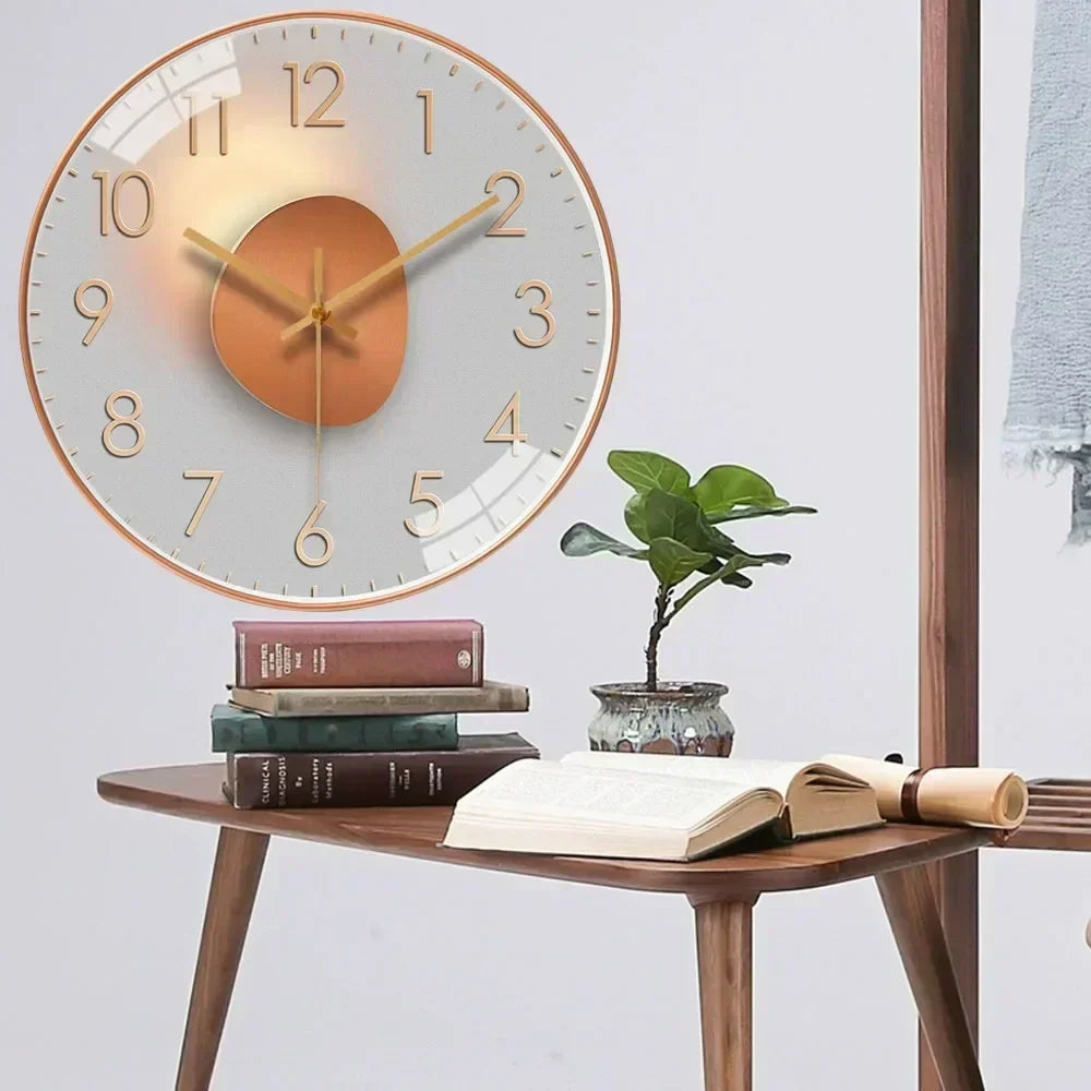 Silent Wall Clock - Clear Time Display for the Home