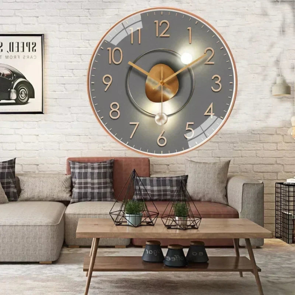 Silent Wall Clock - Clear Time Display for the Home