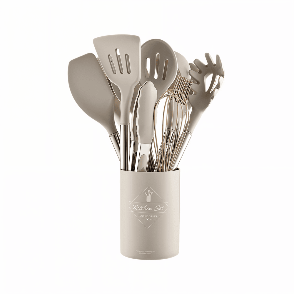 Silicone Kitchen Utensils – Complete 12-Piece Set