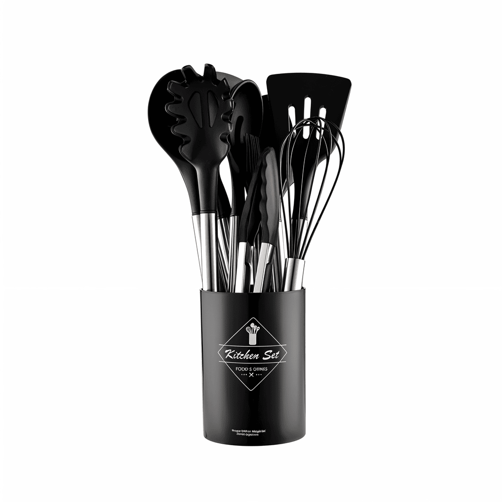 Silicone Kitchen Utensils – Complete 12-Piece Set