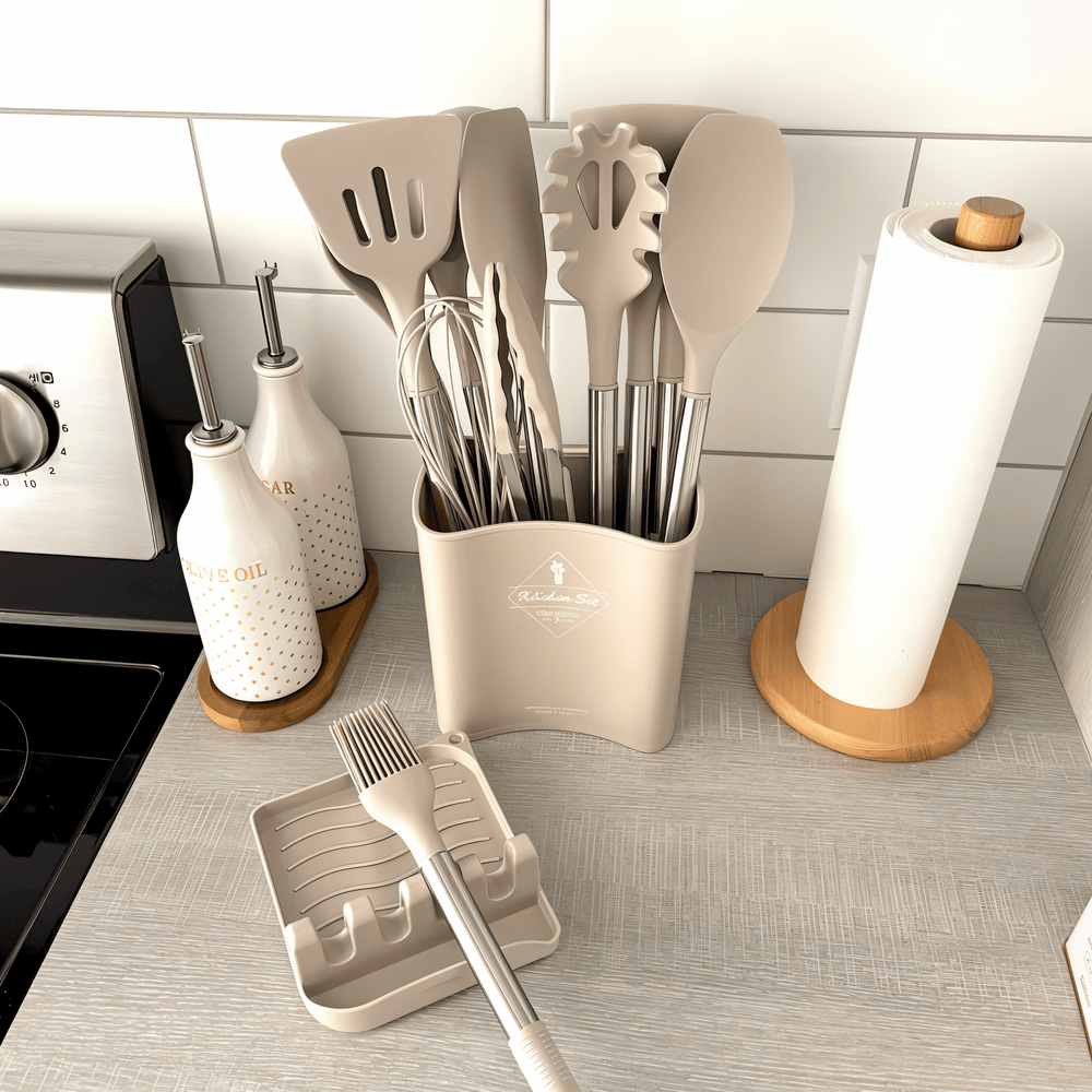 Silicone Kitchen Utensils – Complete 12-Piece Set