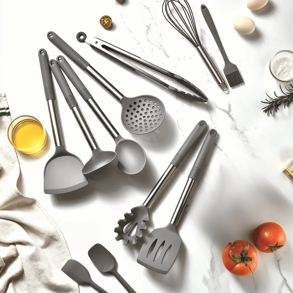 Silicone Kitchen Utensils – Complete 12-Piece Set
