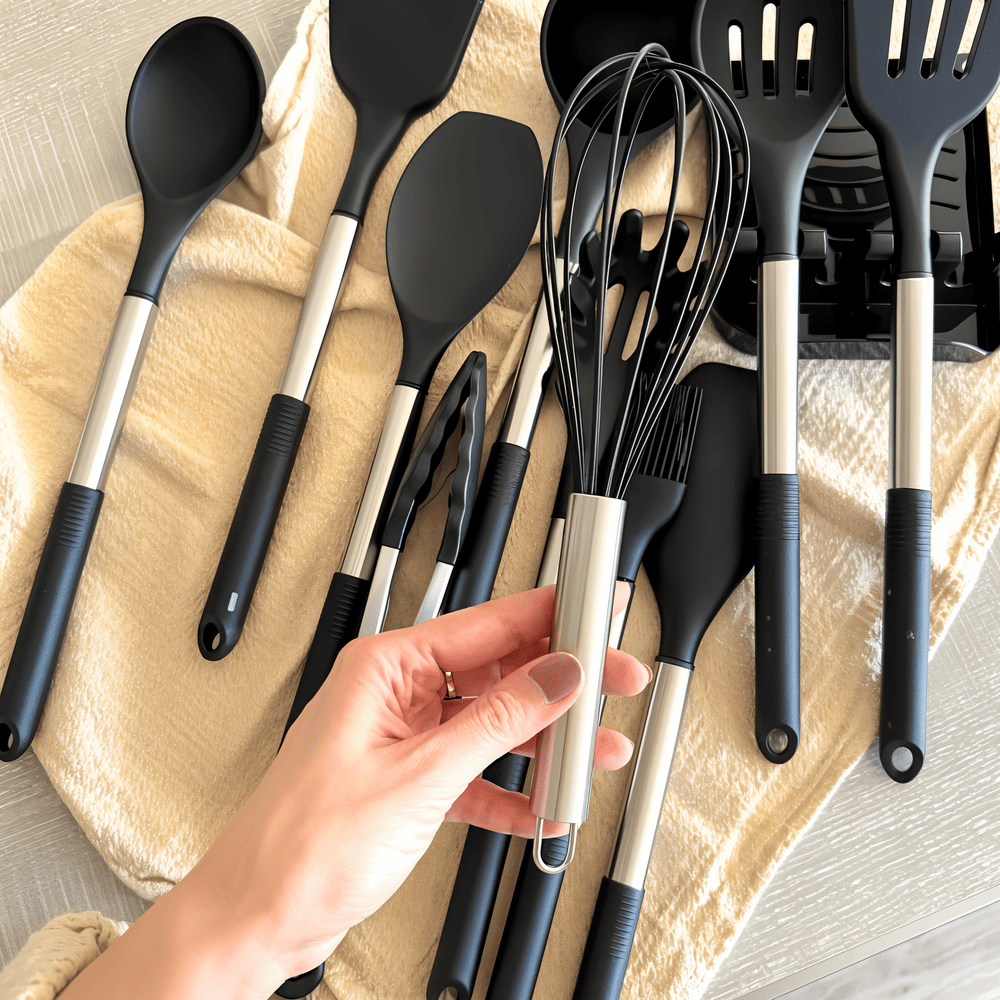Silicone Kitchen Utensils – Complete 12-Piece Set