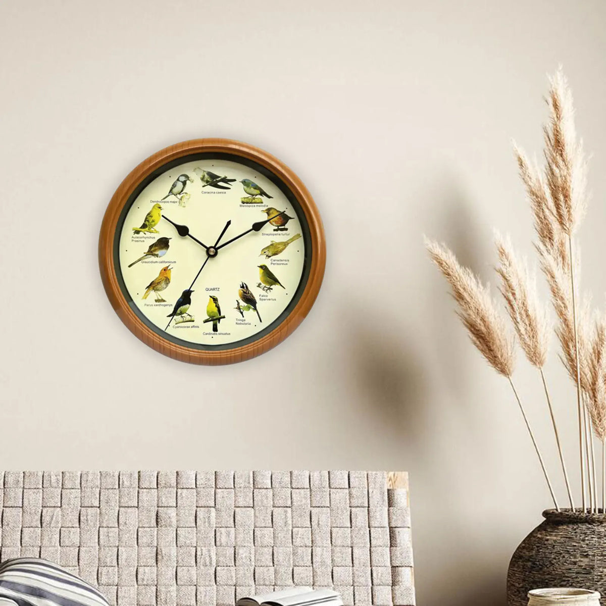 Singing Bird Wall Clock for Home Decoration