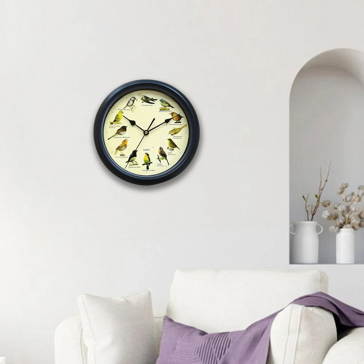 Singing Bird Wall Clock for Home Decoration