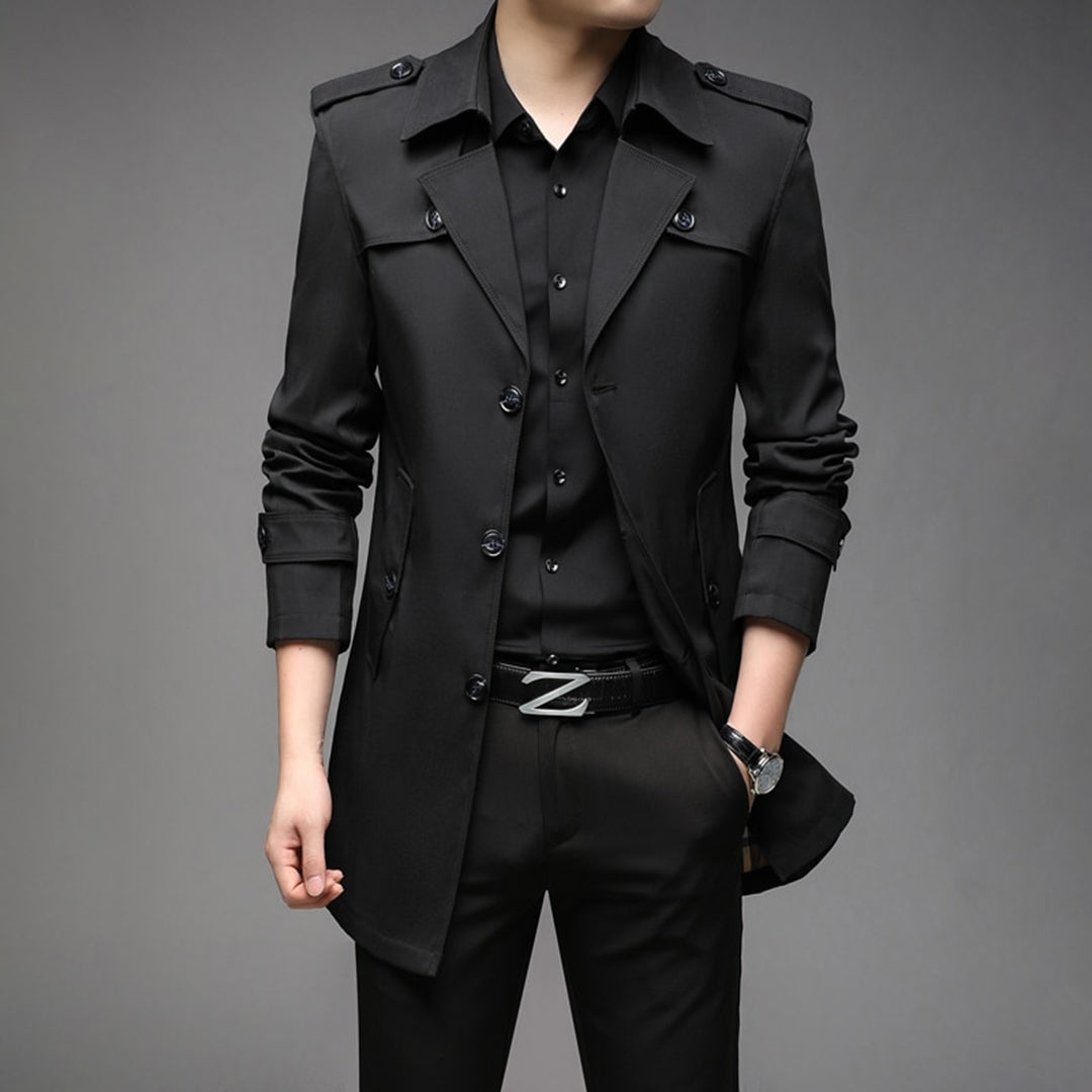 Single-Breasted Lightweight Trench Coat