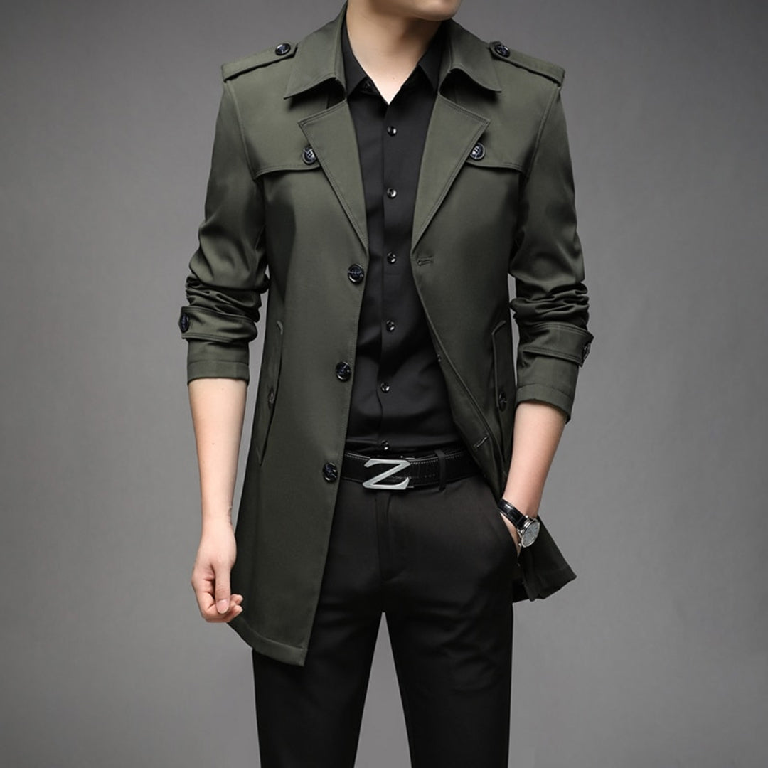 Single-Breasted Lightweight Trench Coat
