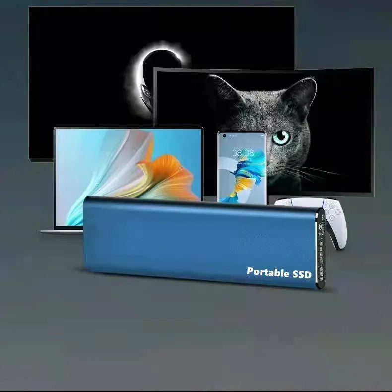 Sleek and Fast 4TB SSD – Reliable Data Transfer and Modern Aluminium Design