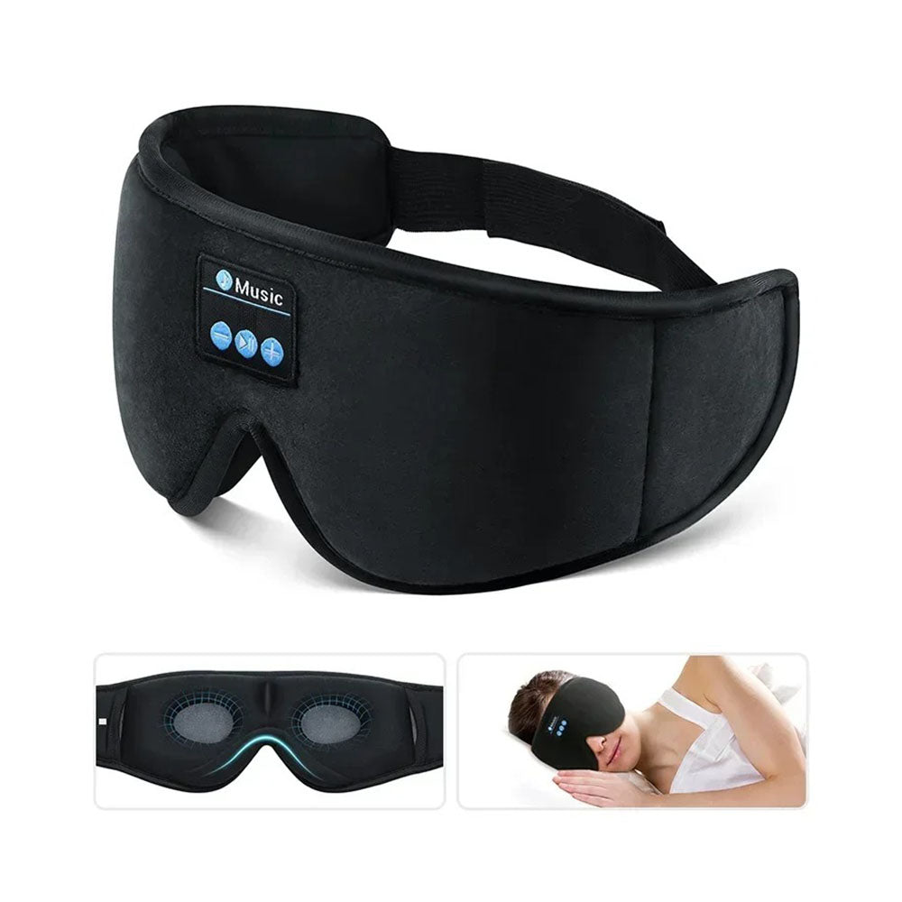 Sleep Mask with Headphones – Blackout & Relaxation
