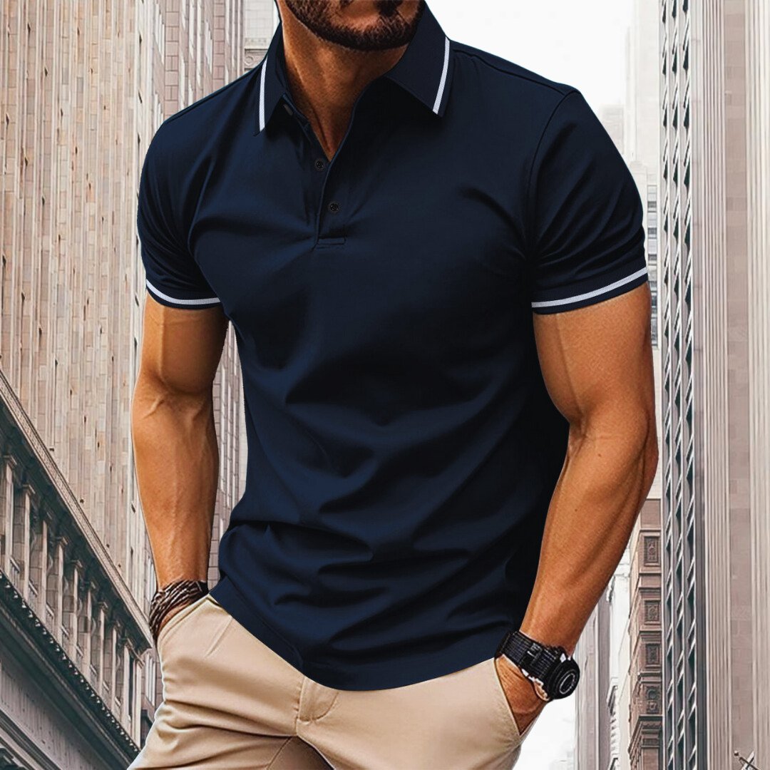 Slim Fit Polo Shirt with Stylish Details