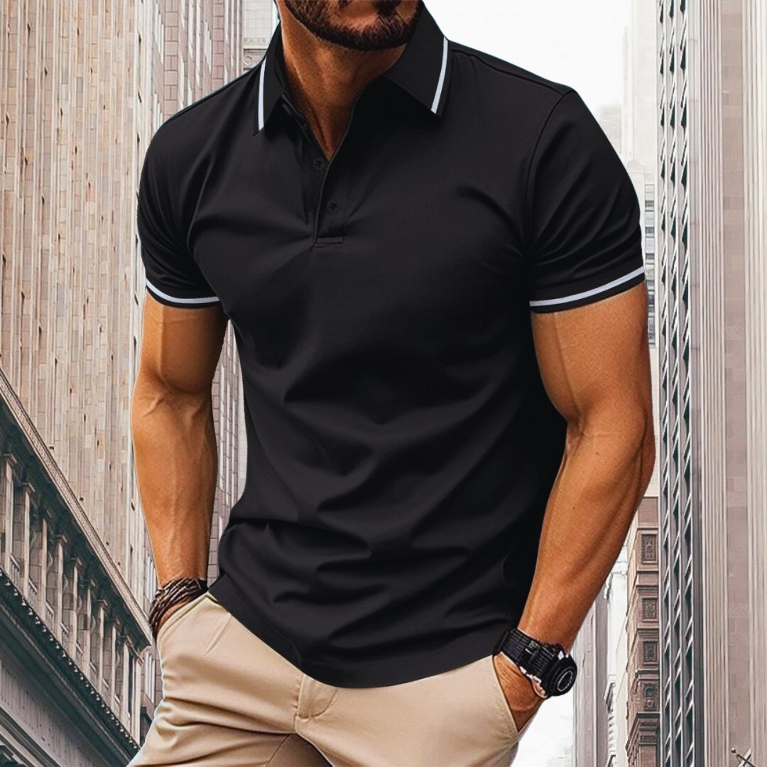 Slim Fit Polo Shirt with Stylish Details