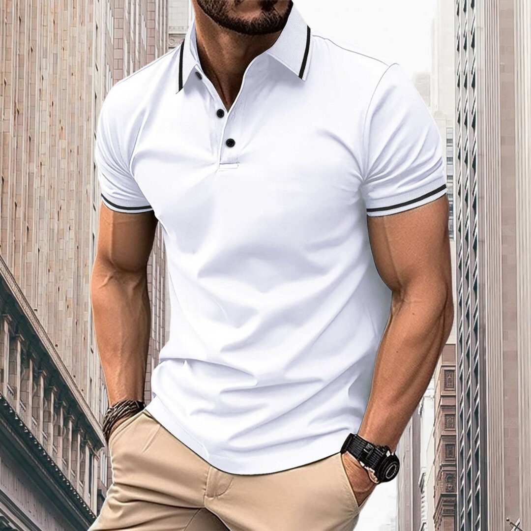 Slim Fit Polo Shirt with Stylish Details