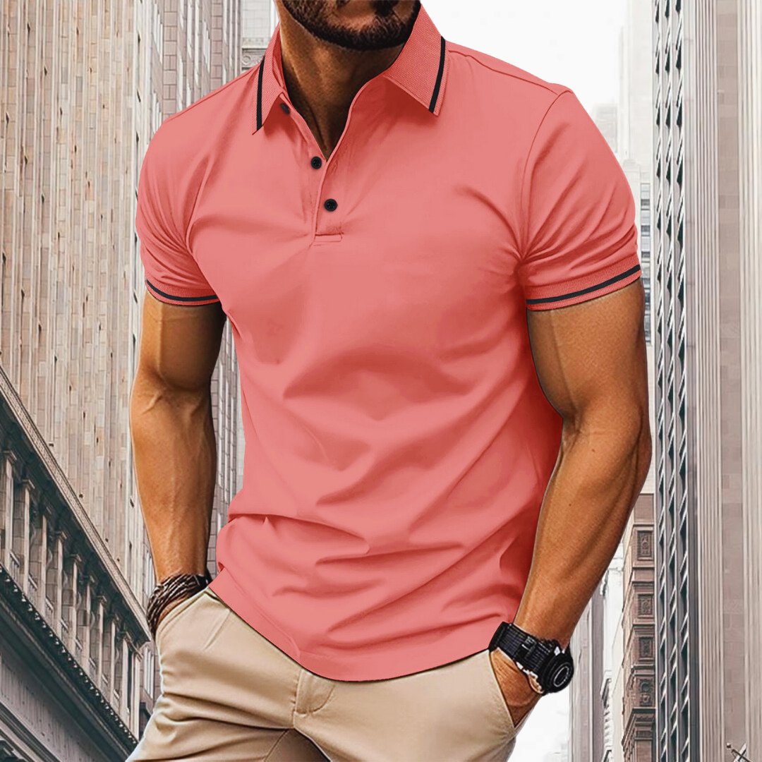 Slim Fit Polo Shirt with Stylish Details