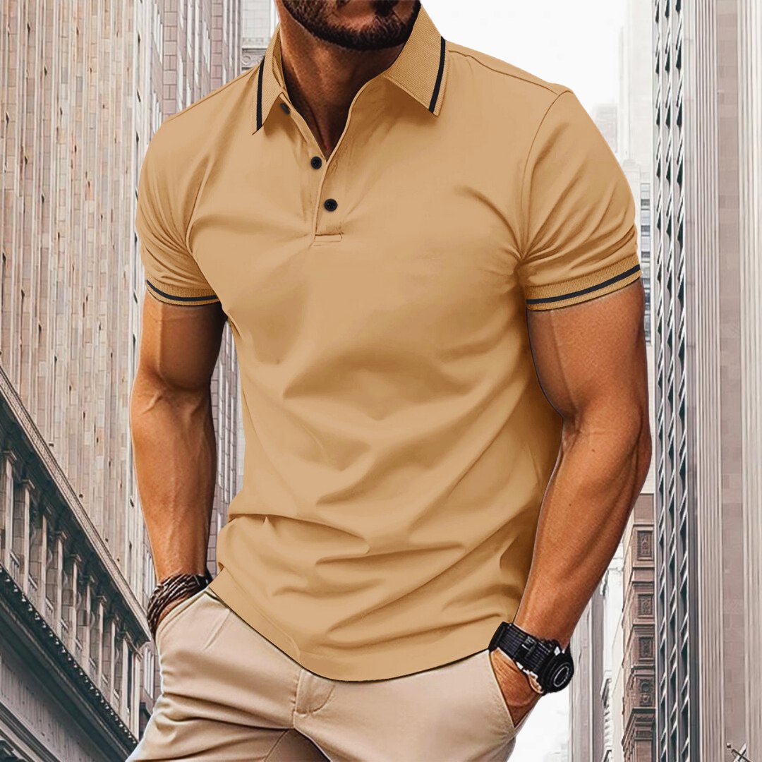 Slim Fit Polo Shirt with Stylish Details