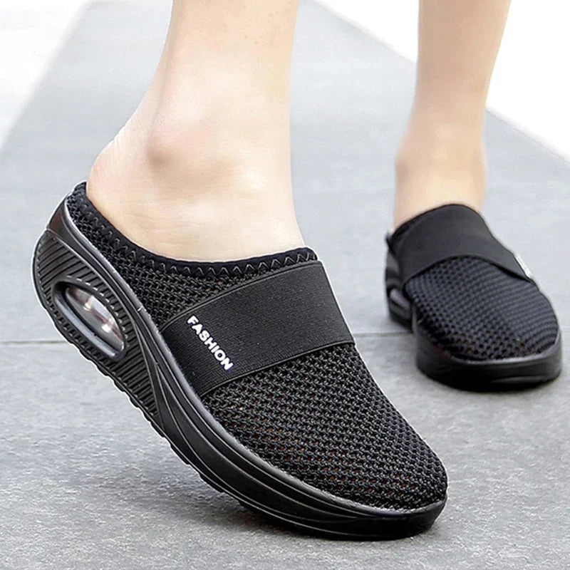 Slip-On Air-Cushioned Walking Shoes