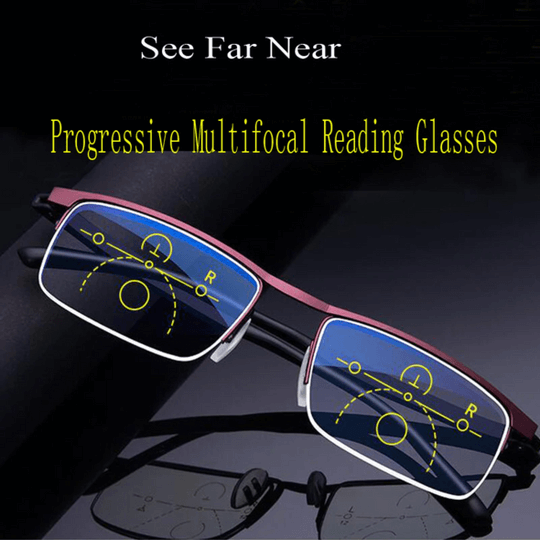 Smart Progressive Multifocal Glasses with German Design