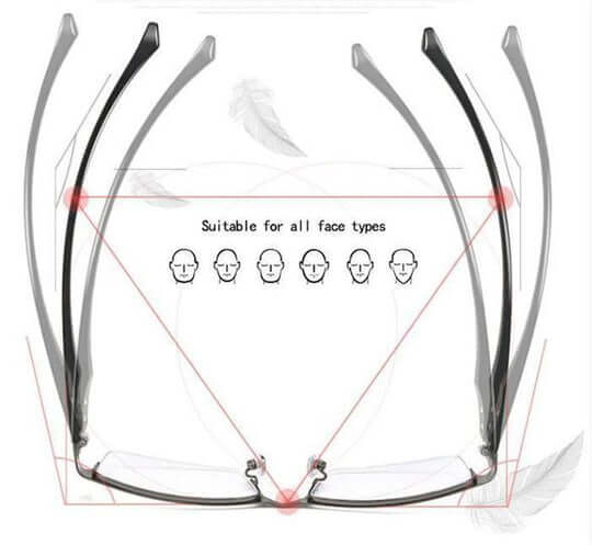 Smart Progressive Multifocal Glasses with German Design
