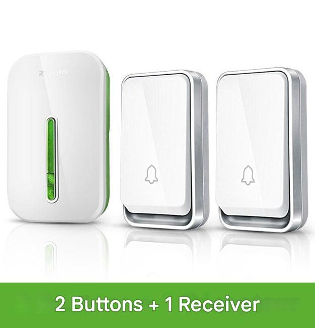 Smart Wireless Battery-Free Doorbell for Home or Office