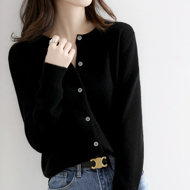 Soft Button-Up Cardigan