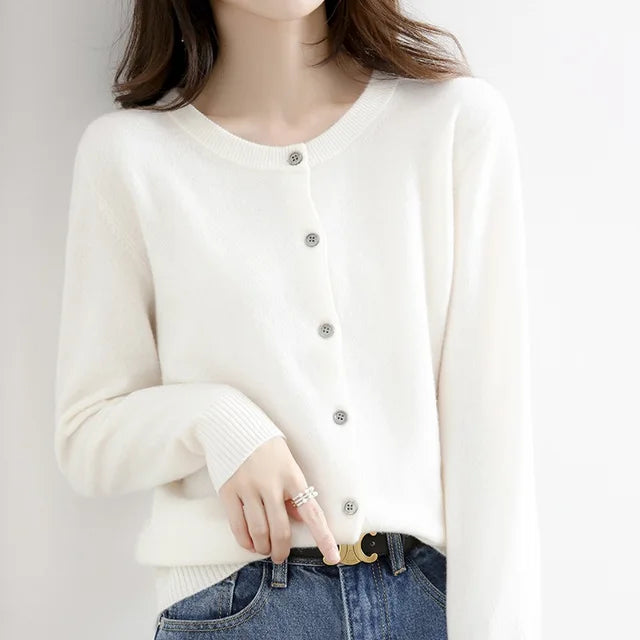 Soft Button-Up Cardigan