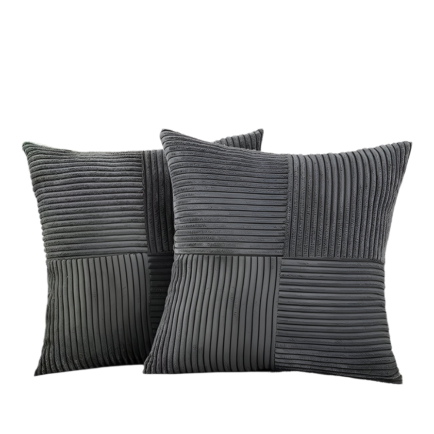 Soft Corduroy Cushion Cover Set