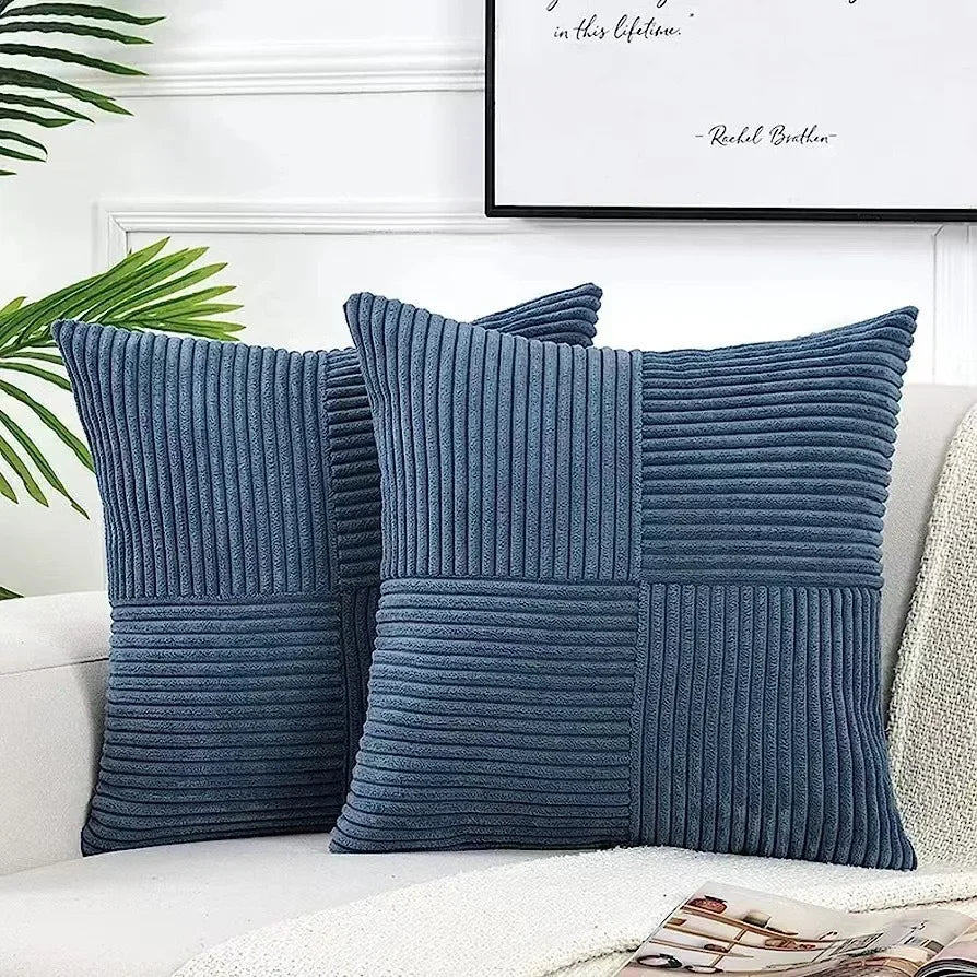 Soft Corduroy Cushion Cover Set
