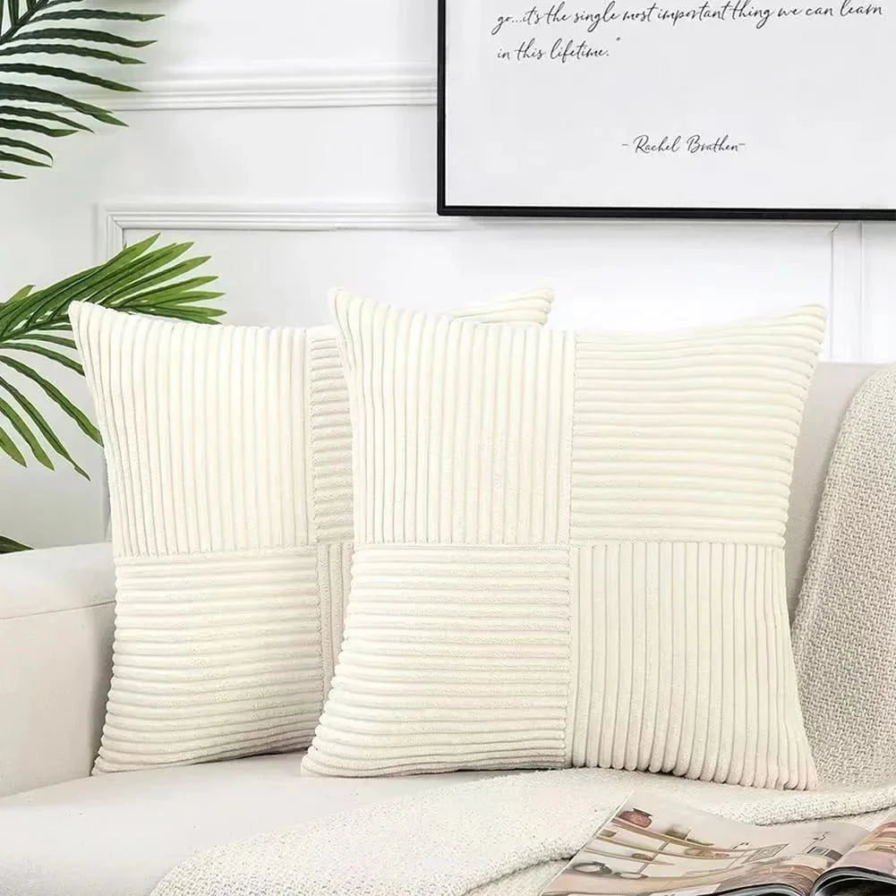 Soft Corduroy Cushion Cover Set