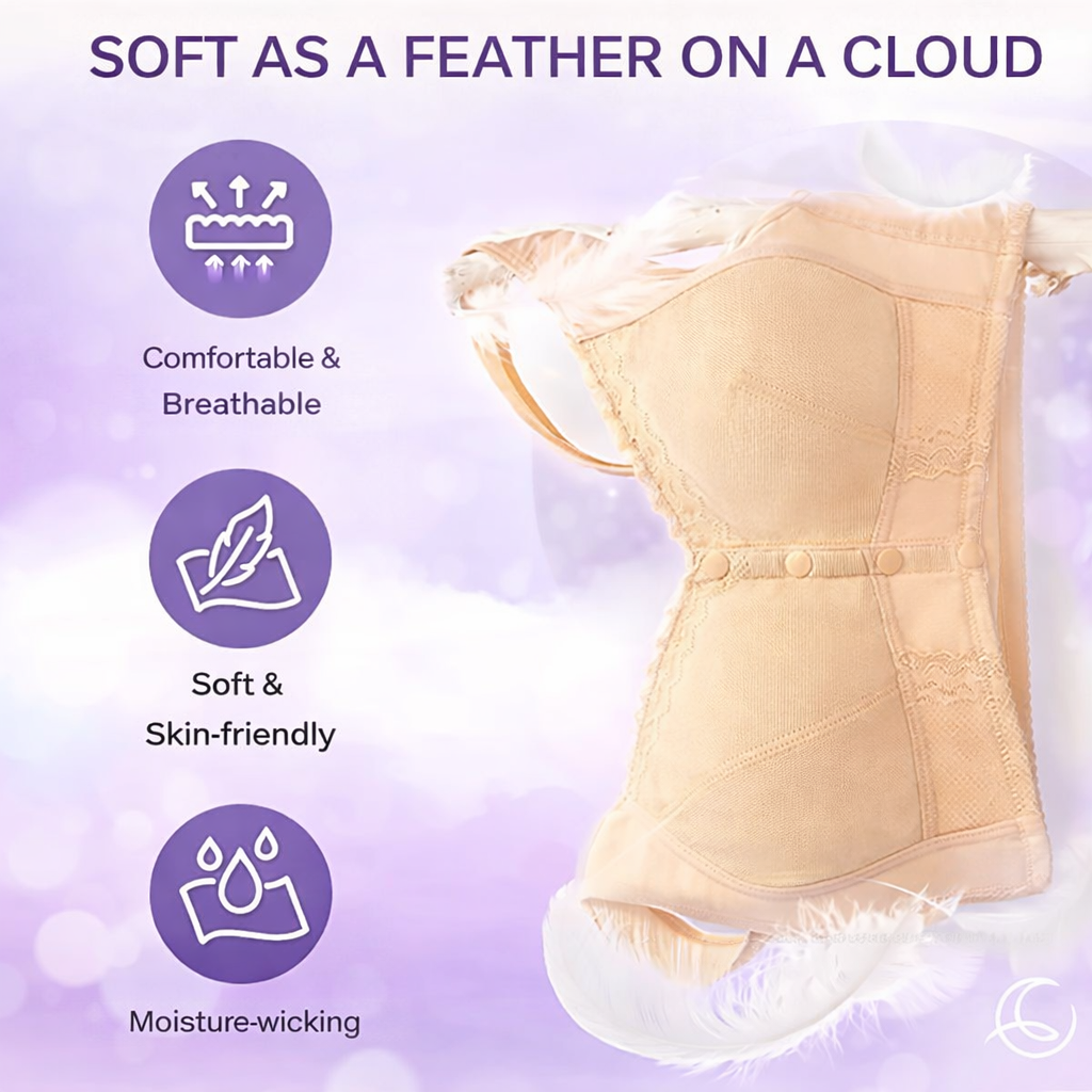 Soft Front-Closure Lifting Bra