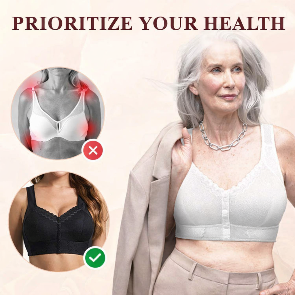 Soft Front-Closure Lifting Bra