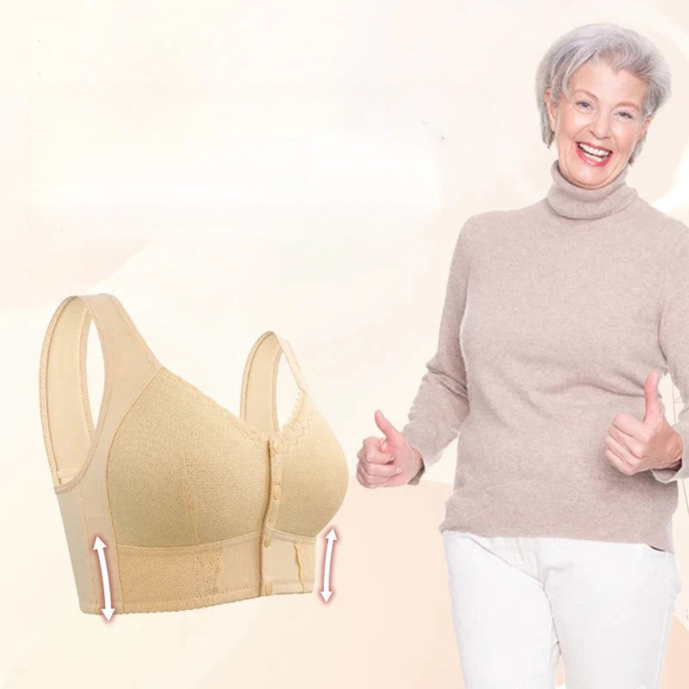 Soft Front-Closure Lifting Bra