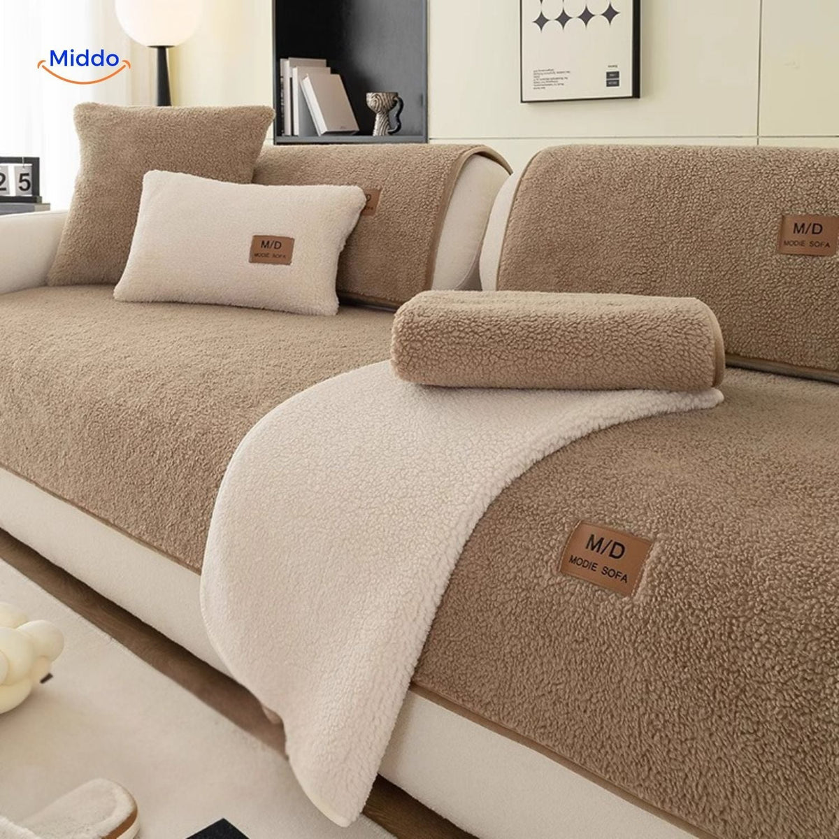 Soft Lambskin Design Sofa Covers
