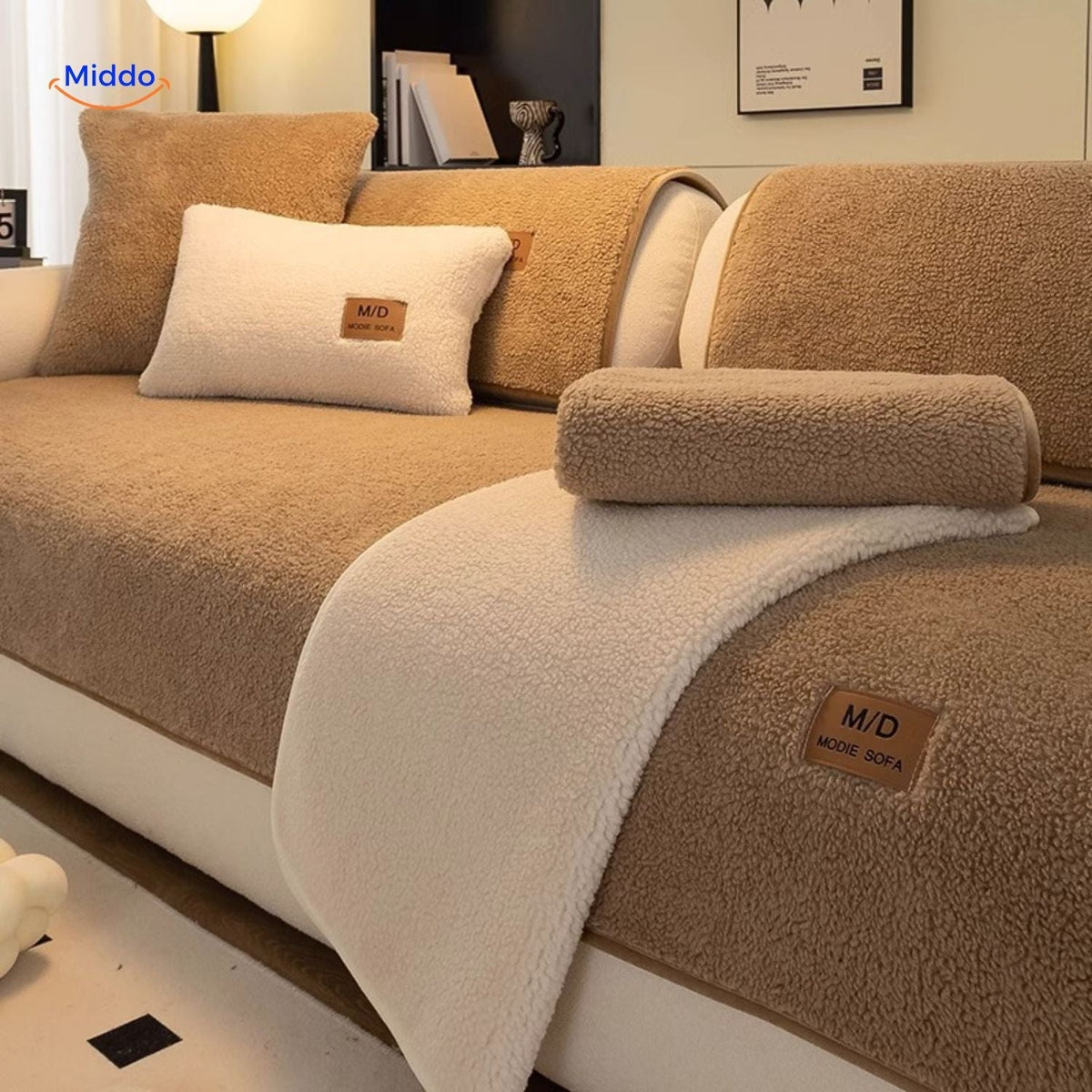 Soft Lambskin Design Sofa Covers