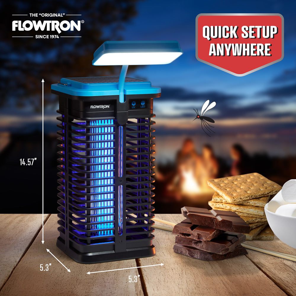 Solar Bug Zapper with 530 Sq. Ft. Coverage