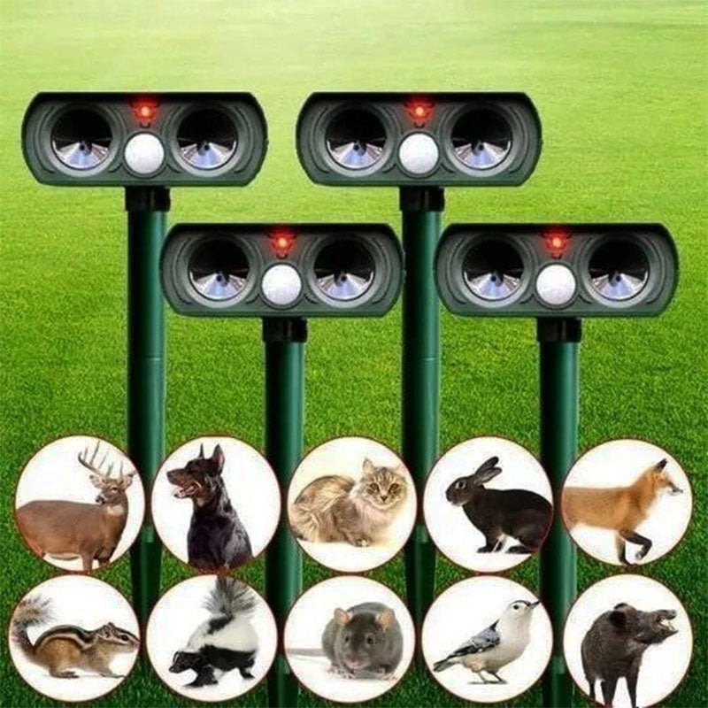 Solar-Powered Infrared Animal Repeller