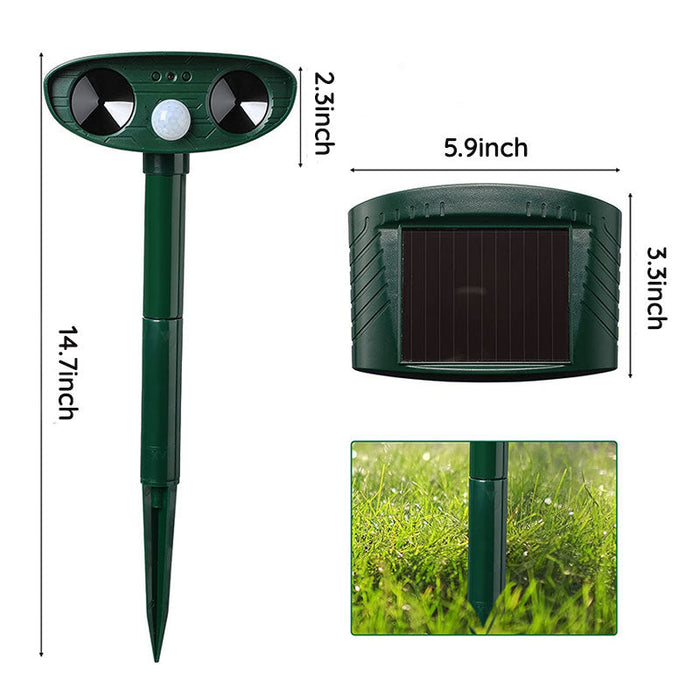 Solar-Powered Infrared Animal Repeller