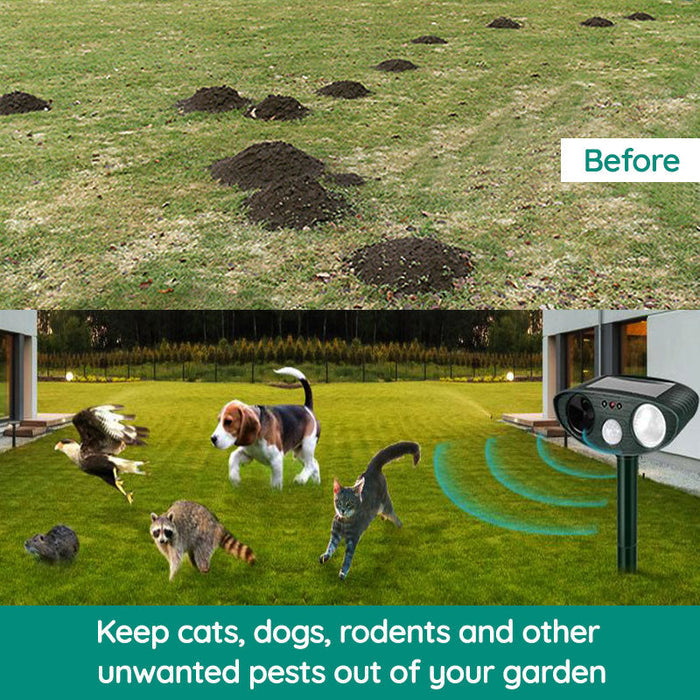Solar-Powered Infrared Animal Repeller