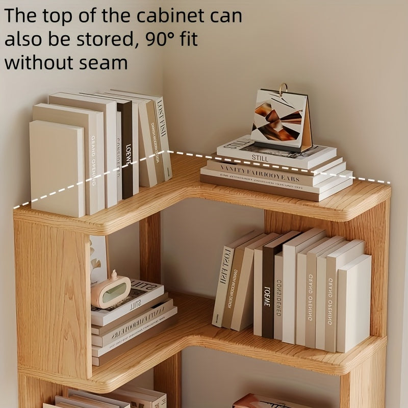 Solid Wood Corner Shelf – Compact and Practical