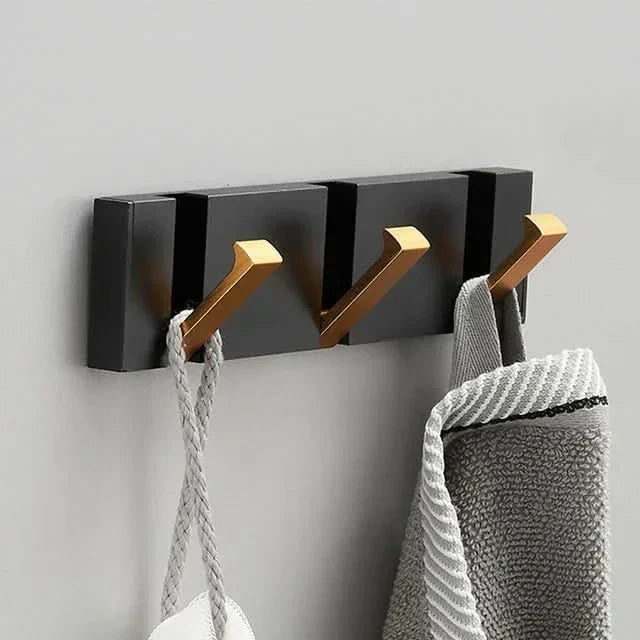 Space-Saving Foldable Stainless Steel Wall Hooks