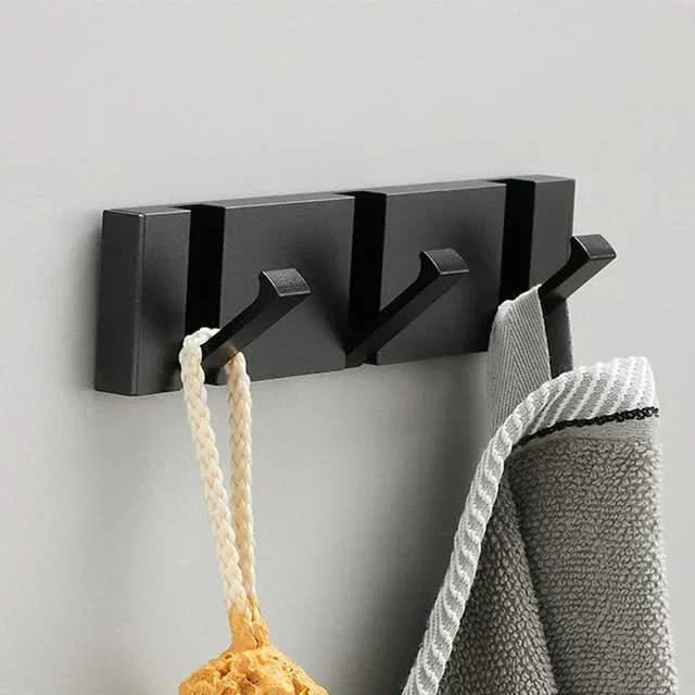 Space-Saving Foldable Stainless Steel Wall Hooks