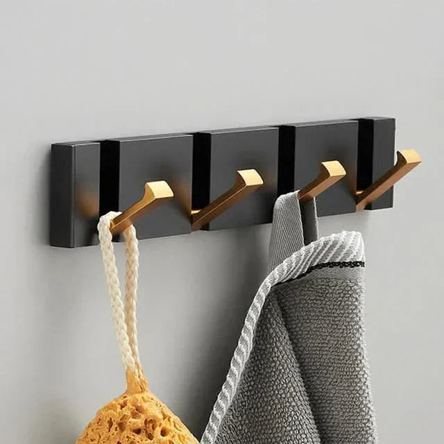 Space-Saving Foldable Stainless Steel Wall Hooks