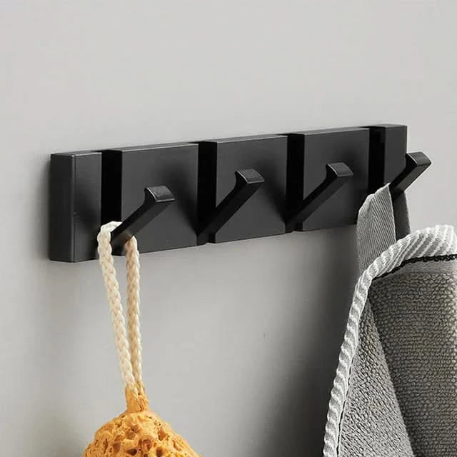 Space-Saving Foldable Stainless Steel Wall Hooks