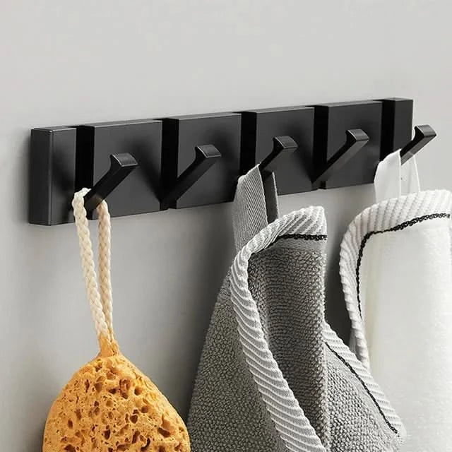 Space-Saving Foldable Stainless Steel Wall Hooks