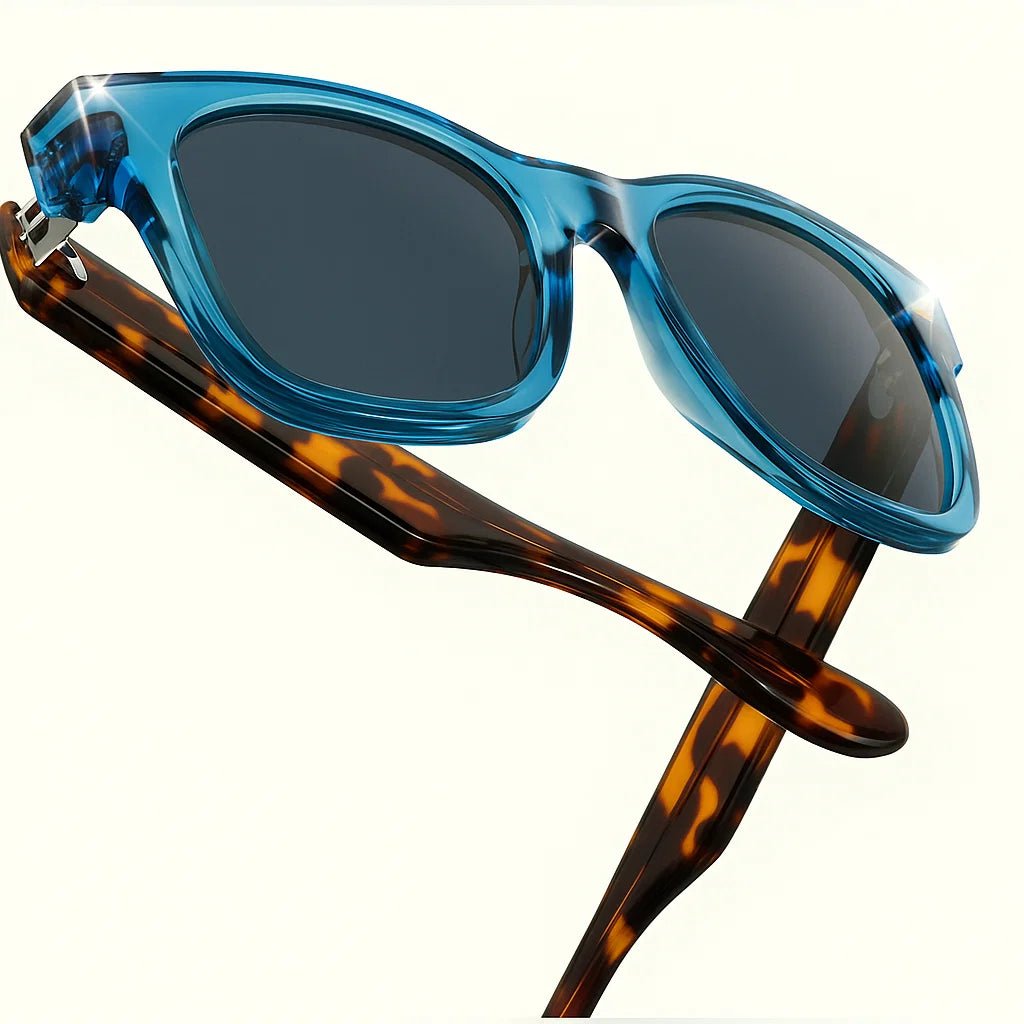 Square Tortoiseshell Sunglasses with UV400 Protection